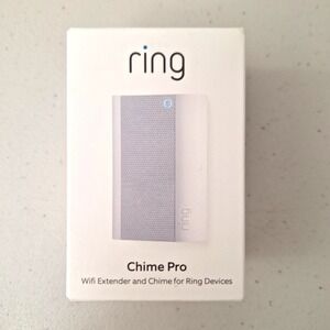 Ring Chime Pro Wi-Fi Extender for Smart Doorbell White (8AC1PZ-0EN0) OEM SEALED